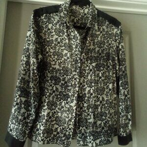 All Saints, UK 12 US 8 100% silk shirt